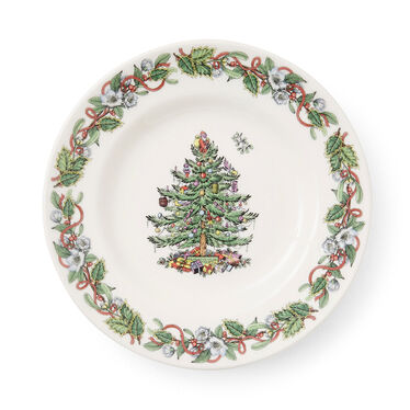 Spode Christmas Tree Wreath Tea Plate Spode Christmas Tree Wreath Tea Plate